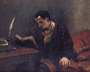 Gustave Courbet, Portrait of Baudelaire